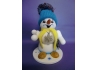 Schneemann Schlittschuhläufer